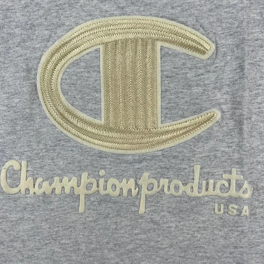 New Champion Men US M Gray Heavyweight Jersey Heritage T-Shirt  | Made in USA - Picture 7 of 11